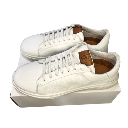 Baskets hommes  Cuire blanc