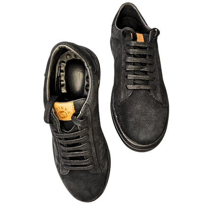 Baskets hommes  Cuire Noir