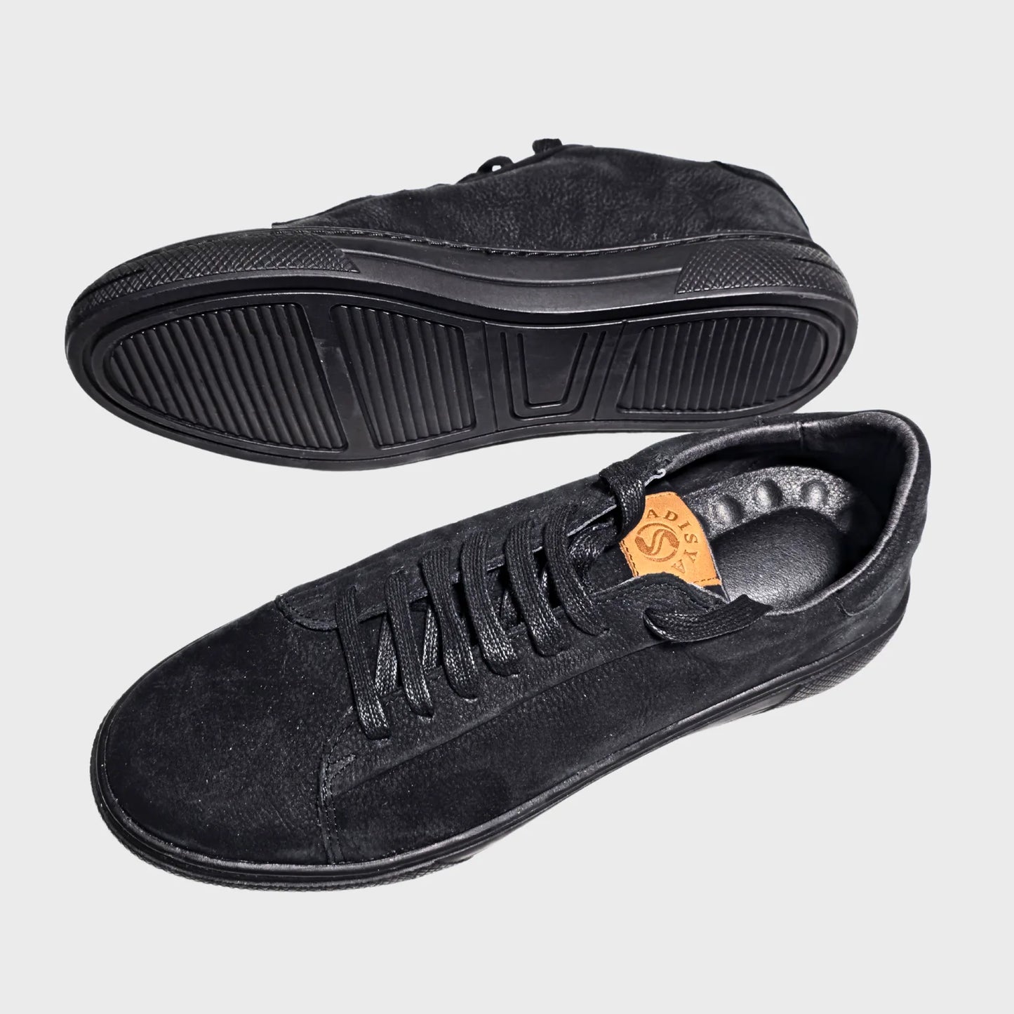 Baskets hommes  Cuire Noir