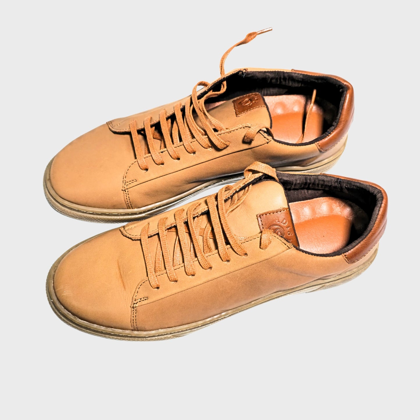 Baskets hommes  Cuire Marron